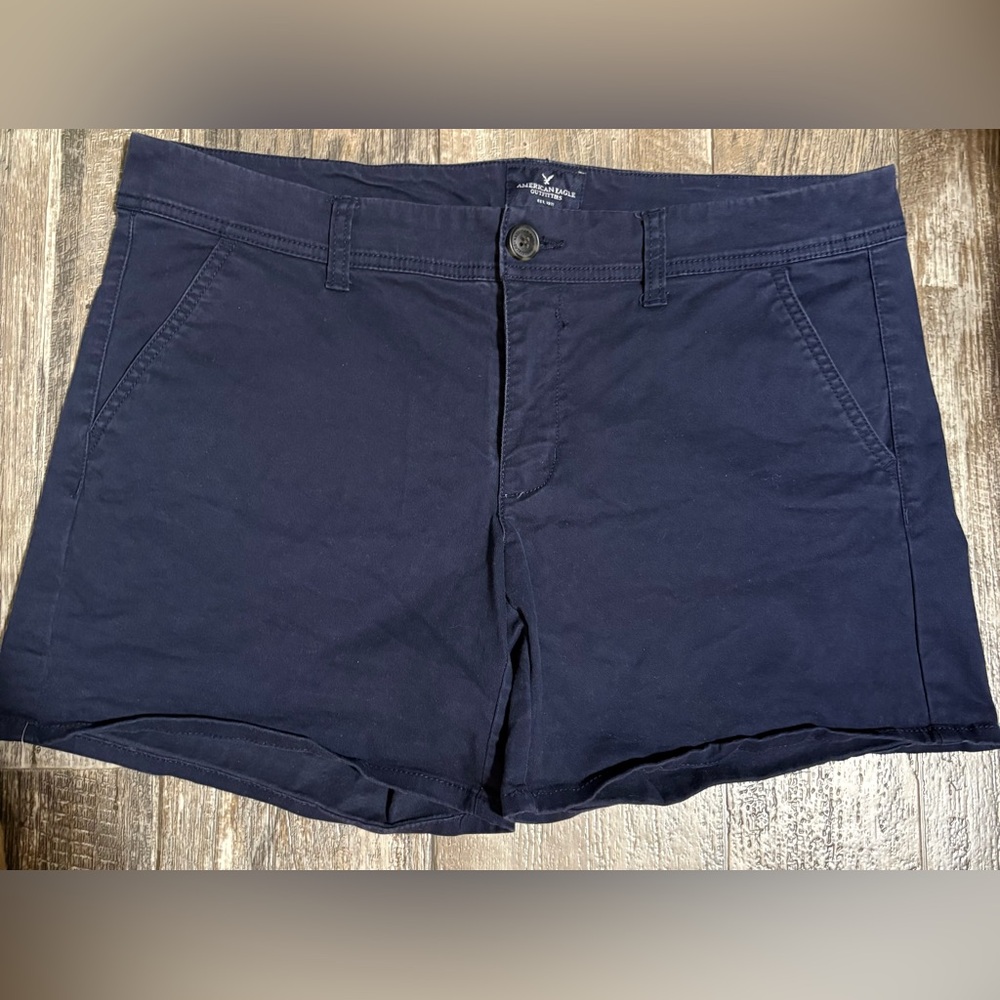 American Eagle Outfitters Blue Cargo Shorts